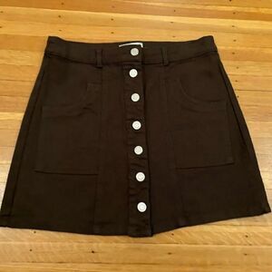 Altar’d State brown mini skirt